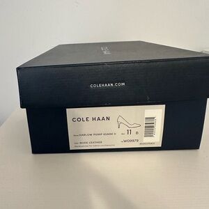 Cole Haan Nude Leather Harlow Pumps